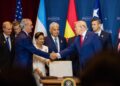 Presidente Abinader participa en firma de proclamación para crear coalición militar contra cárteles del narcotráfico